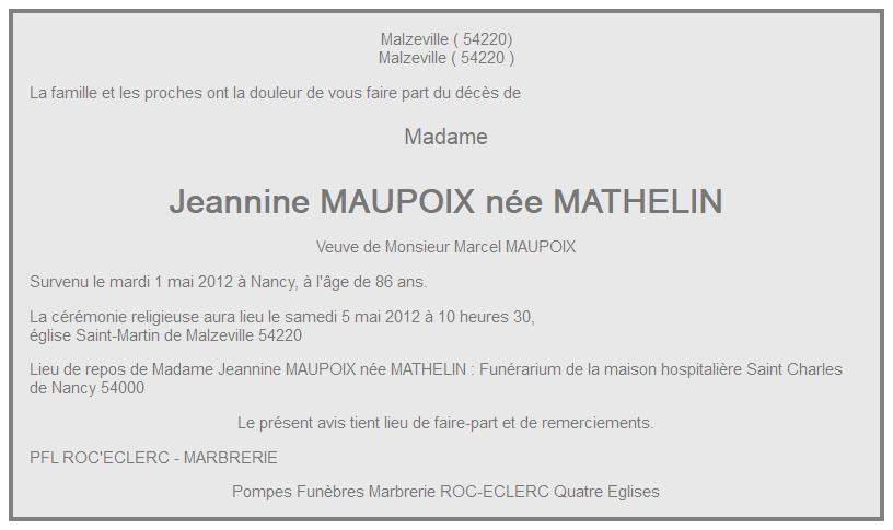 Image Annonce nécrologique