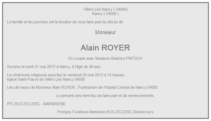 Image Annonce nécrologique