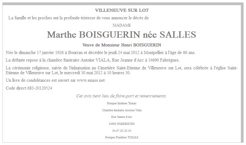 Image Annonce nécrologique