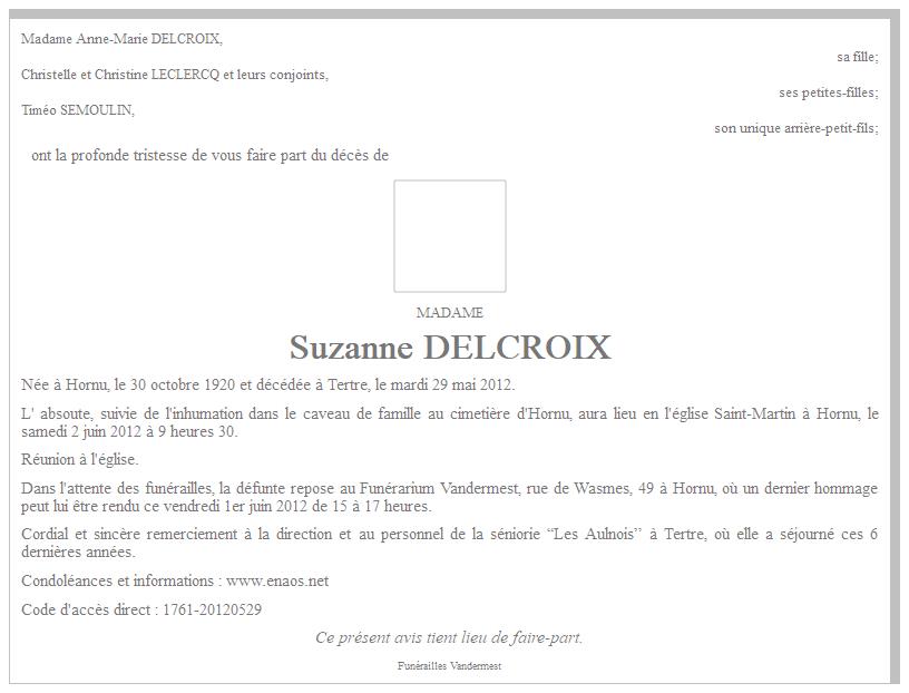 Image Annonce nécrologique
