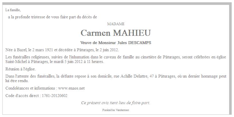 Image Annonce nécrologique