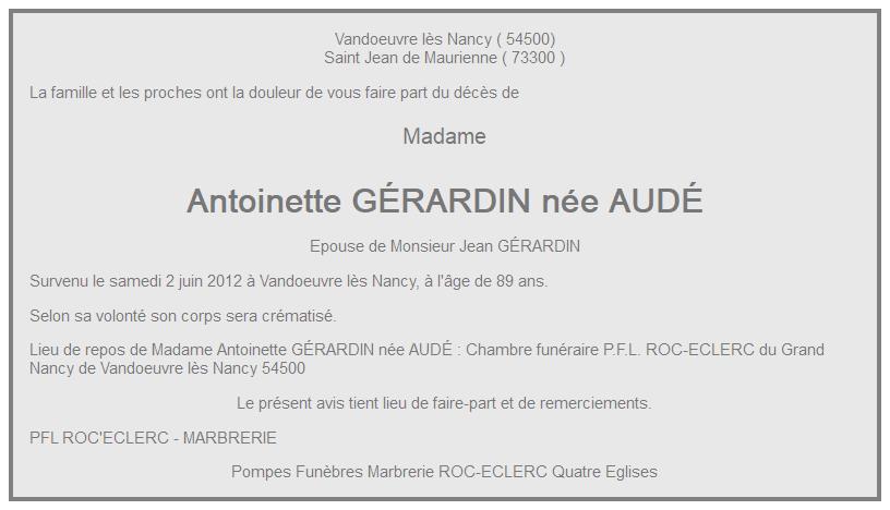 Image Annonce nécrologique