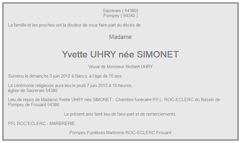 Image Annonce nécrologique