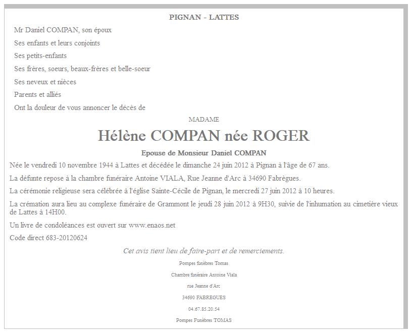 Image Annonce nécrologique