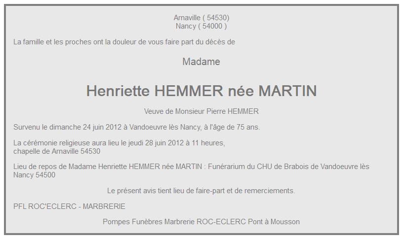 Image Annonce nécrologique