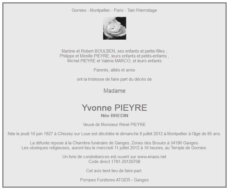 Image Annonce nécrologique