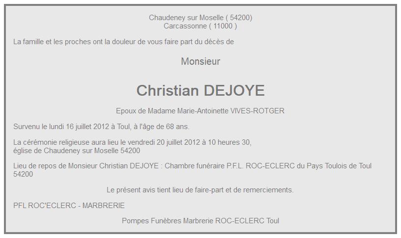 Image Annonce nécrologique