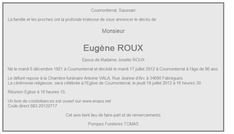 Image Annonce nécrologique