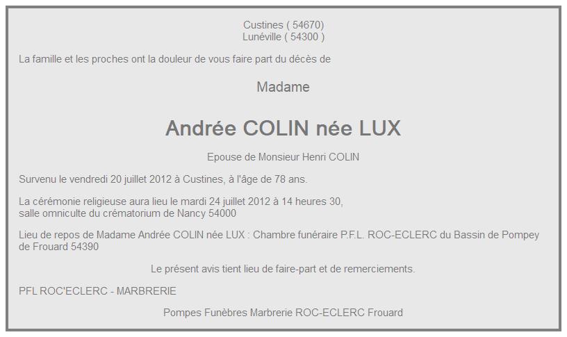 Image Annonce nécrologique