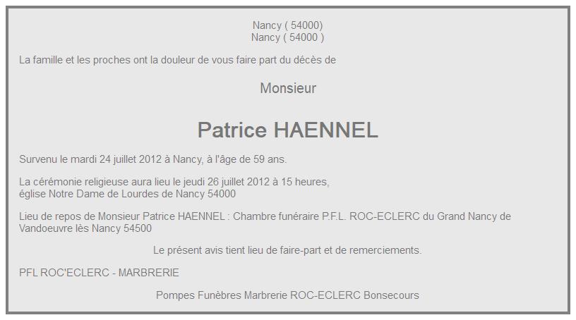 Image Annonce nécrologique