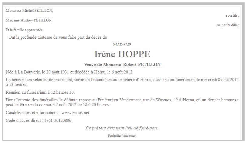 Image Annonce nécrologique