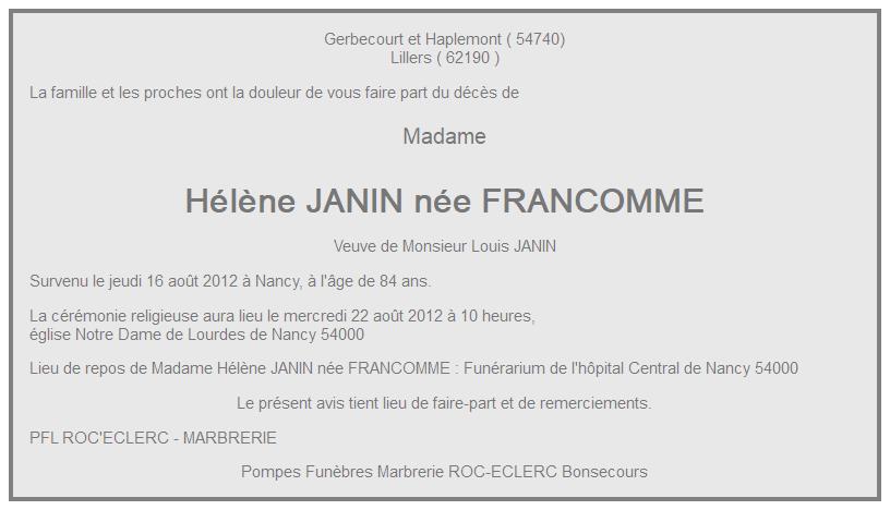 Image Annonce nécrologique