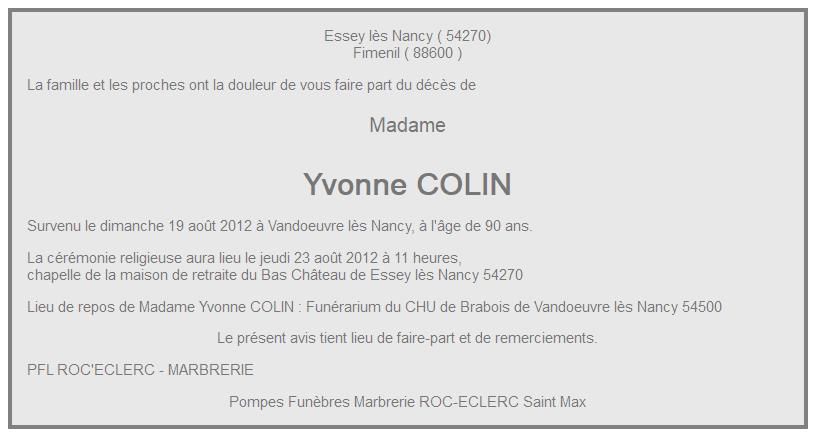 Image Annonce nécrologique