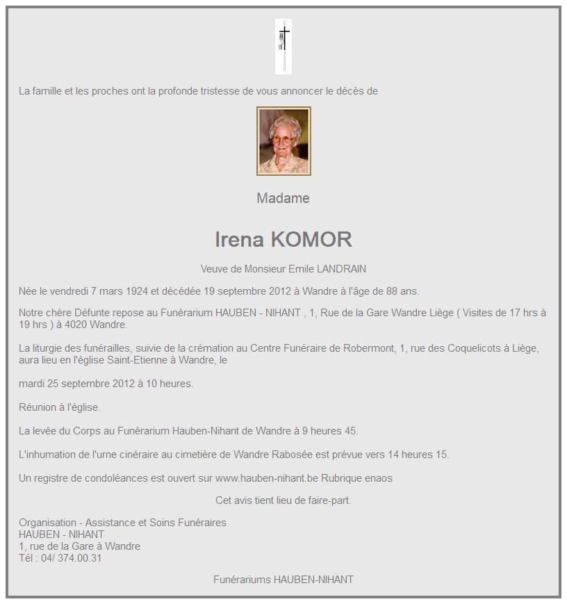 Image Annonce nécrologique
