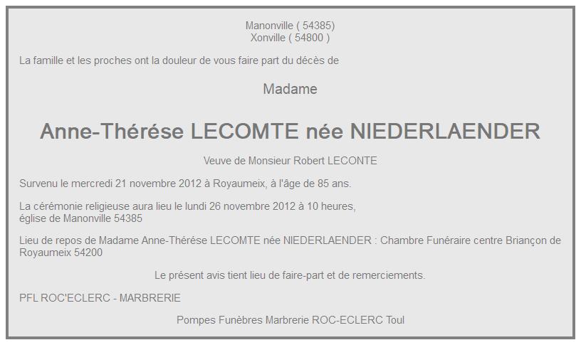 Image Annonce nécrologique