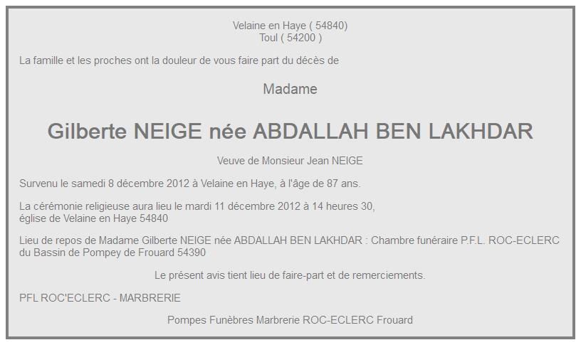 Image Annonce nécrologique