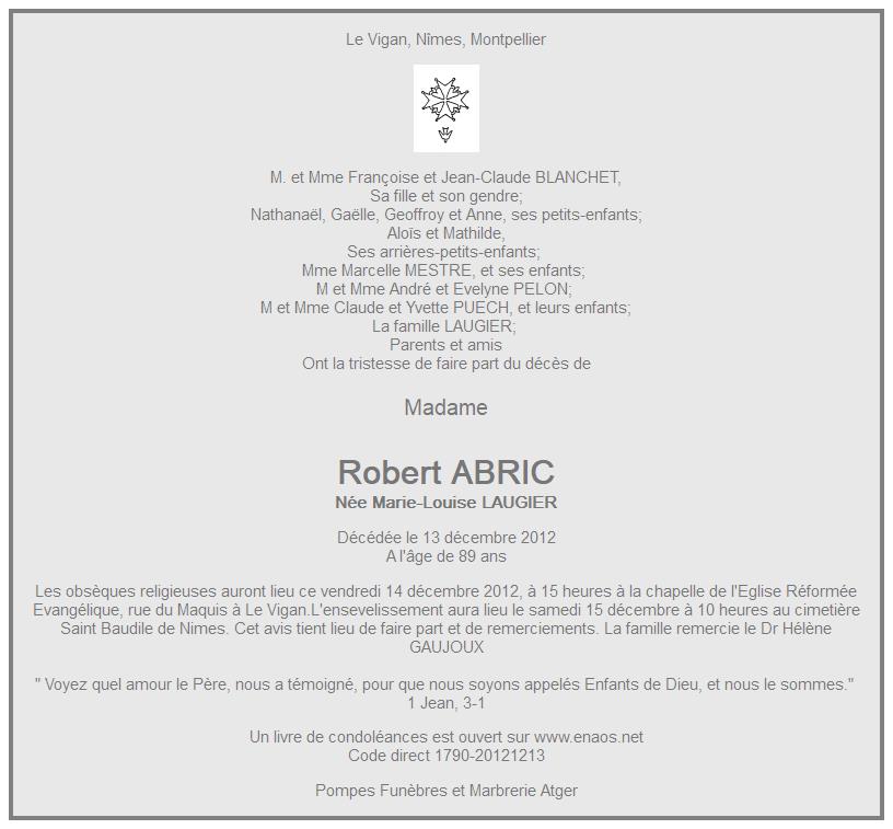 Image Annonce nécrologique