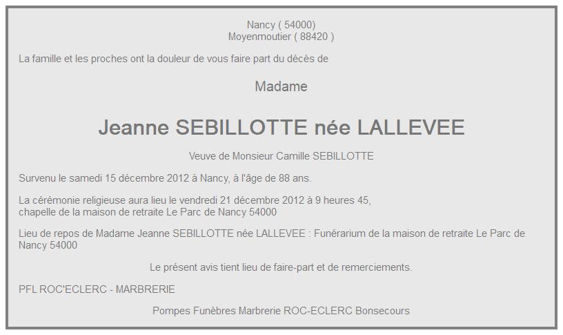 Image Annonce nécrologique