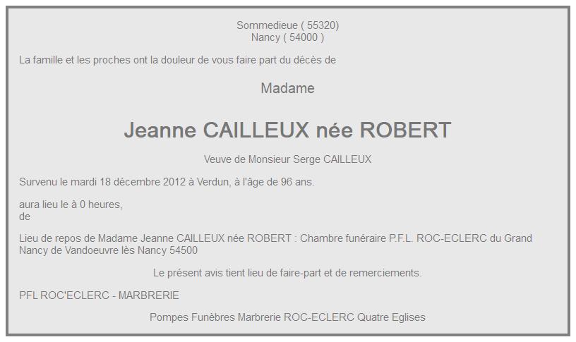 Image Annonce nécrologique