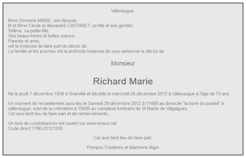 Image Annonce nécrologique