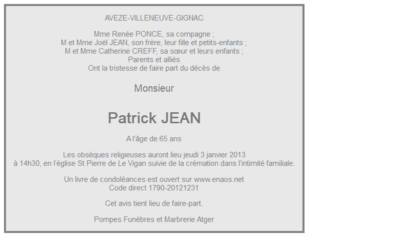 Image Annonce nécrologique