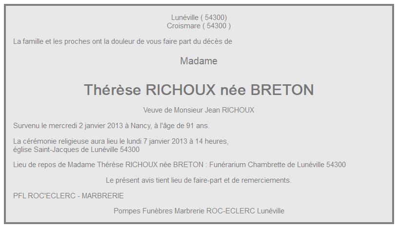 Image Annonce nécrologique