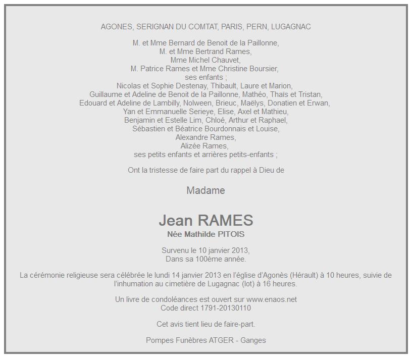 Image Annonce nécrologique