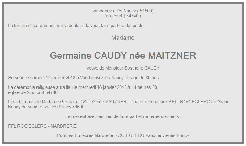 Image Annonce nécrologique