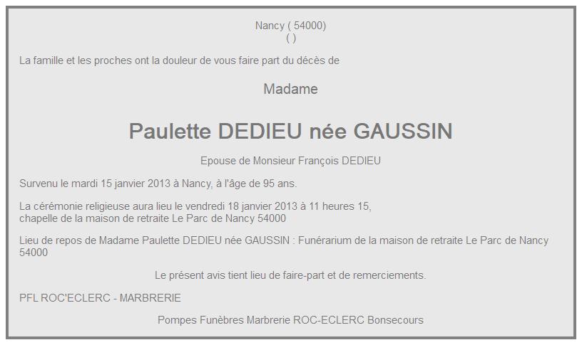 Image Annonce nécrologique