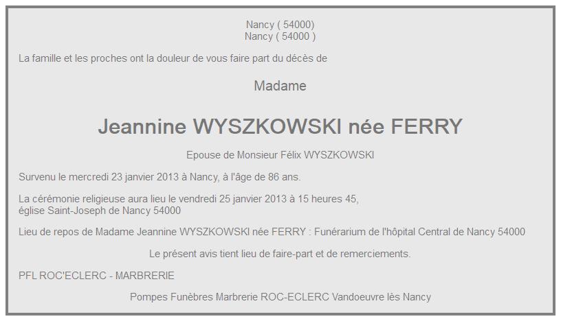 Image Annonce nécrologique