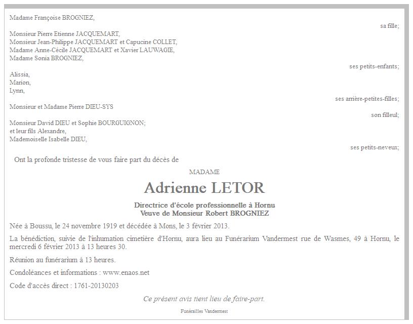 Image Annonce nécrologique