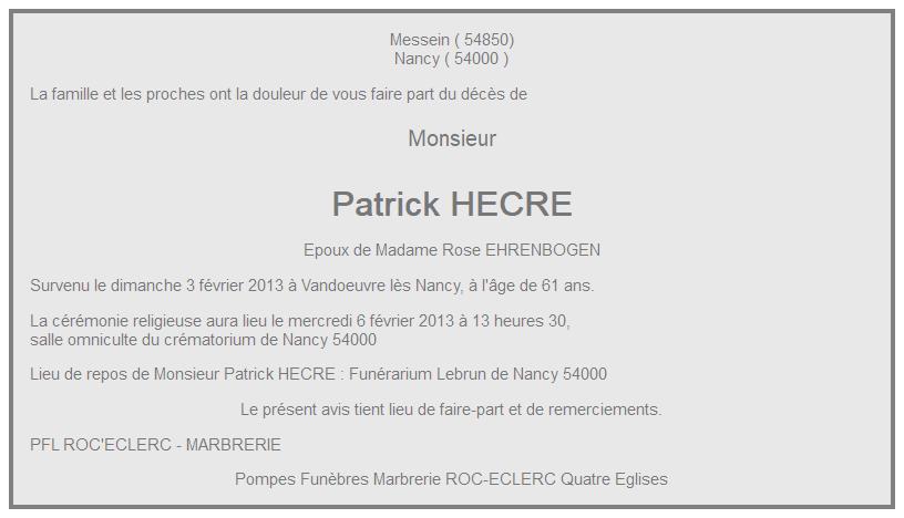 Image Annonce nécrologique