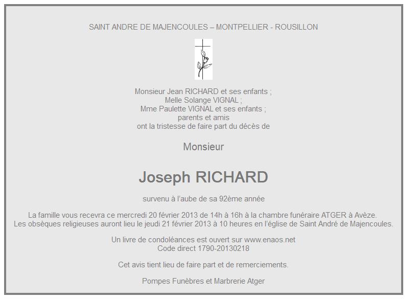 Image Annonce nécrologique