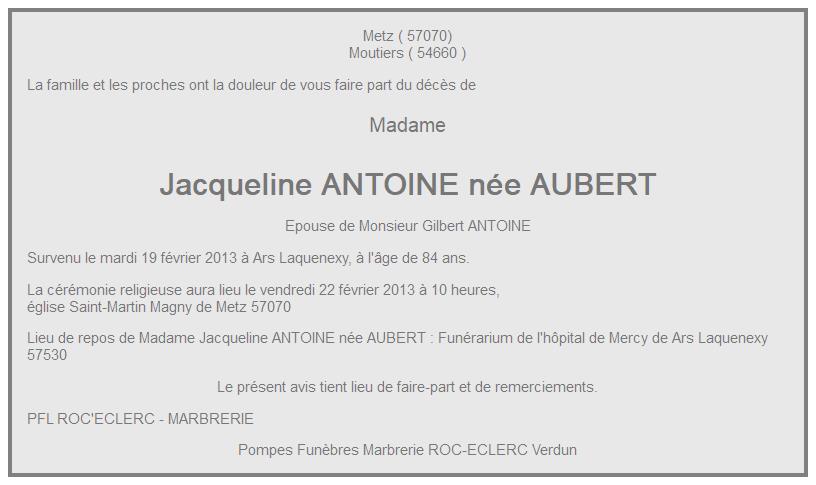 Image Annonce nécrologique