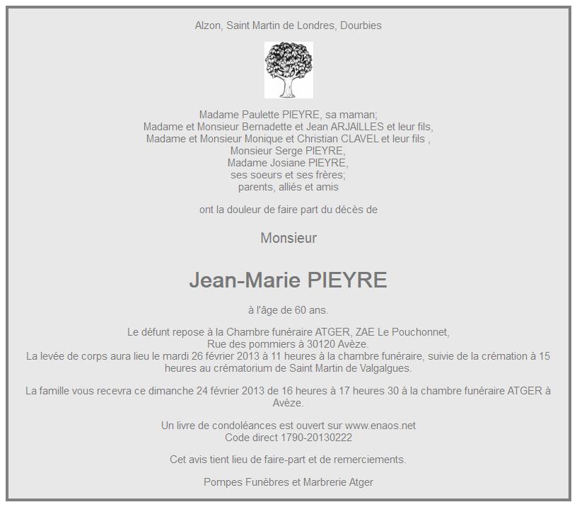 Image Annonce nécrologique