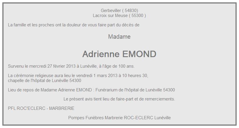 Image Annonce nécrologique