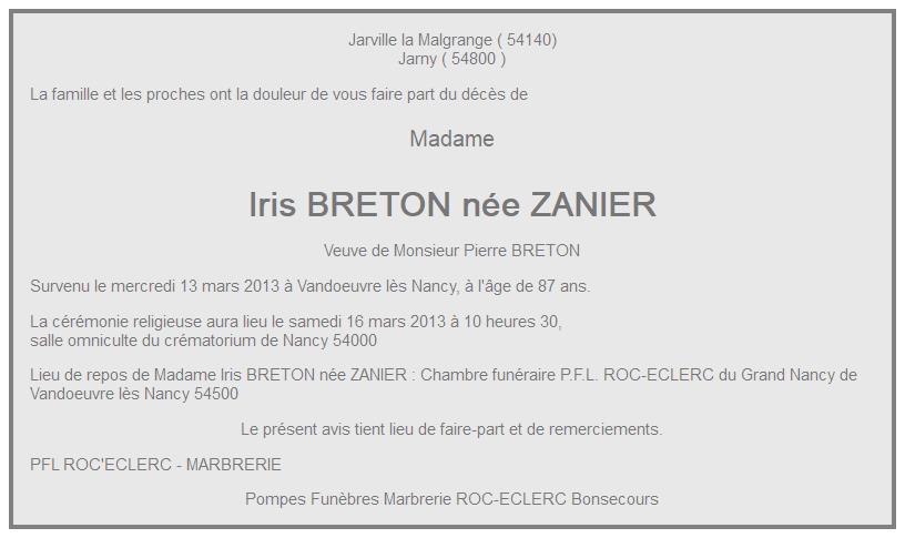 Image Annonce nécrologique