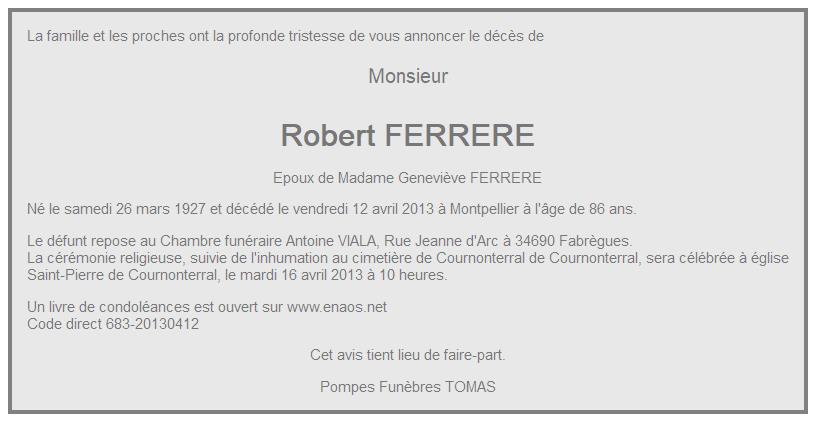 Image Annonce nécrologique