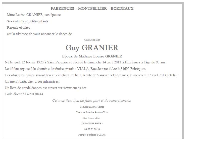 Image Annonce nécrologique
