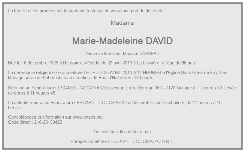 Image Annonce nécrologique
