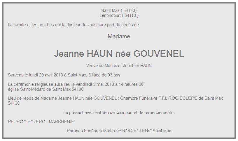 Image Annonce nécrologique