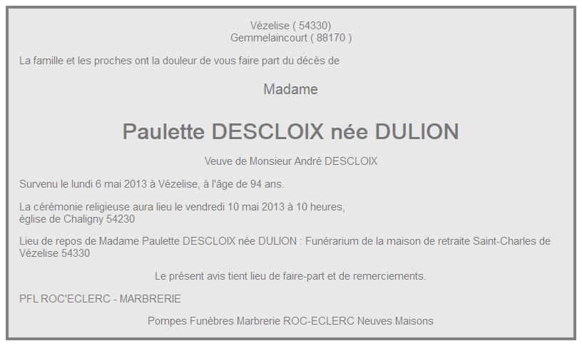 Image Annonce nécrologique