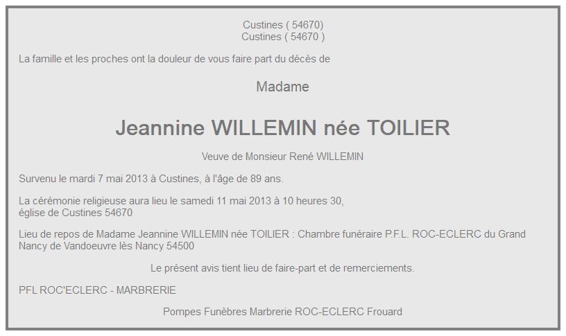 Image Annonce nécrologique