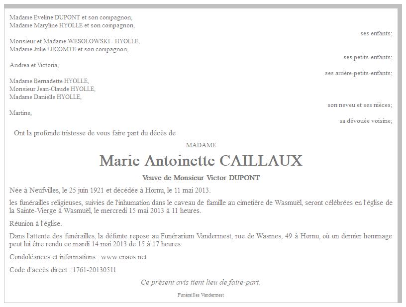 Image Annonce nécrologique