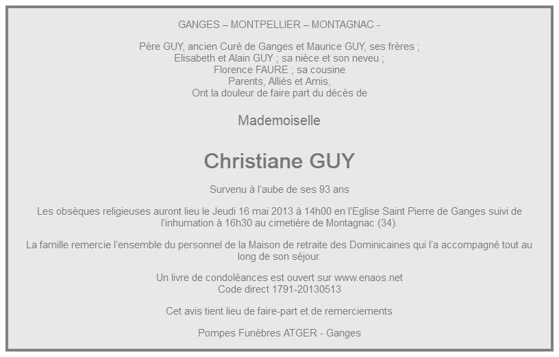 Image Annonce nécrologique