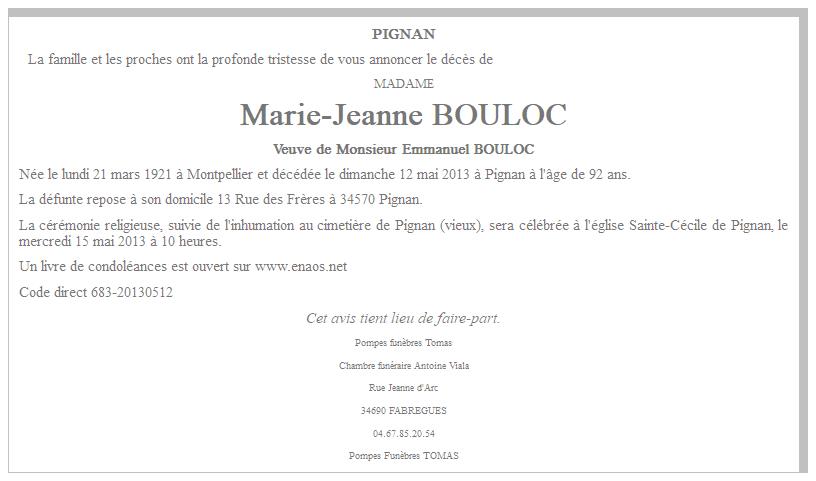 Image Annonce nécrologique