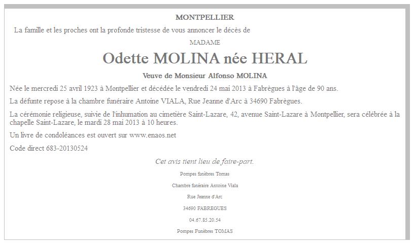 Image Annonce nécrologique