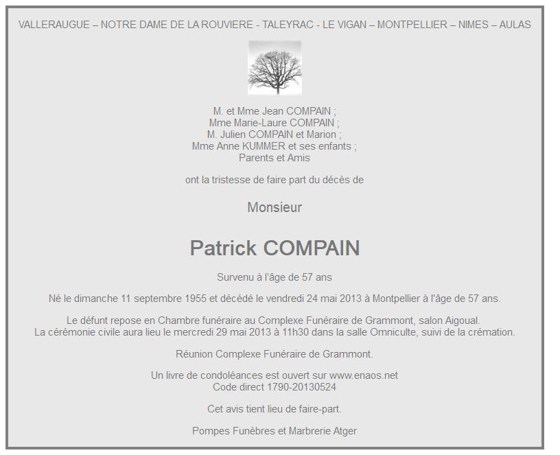 Image Annonce nécrologique