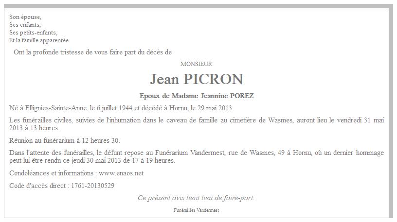 Image Annonce nécrologique