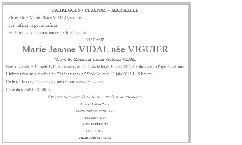 Image Annonce nécrologique
